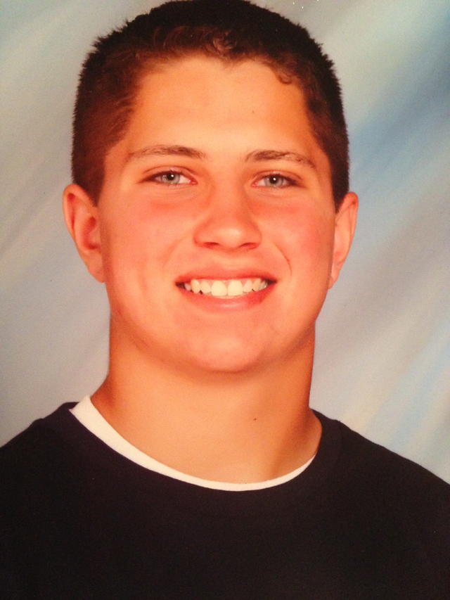 Thomas Cutinella in his junior class photo. (Credit: Kelli Cutinella, courtesy)