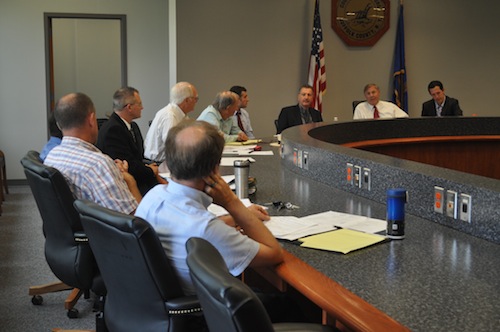 Tick committee members meeting in Riverside at its first meeting in July. (Credit: Cyndi Murray)