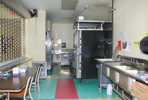 BARBARAELLEN KOCH FILE PHOTO | The kitchen at Aquebogue Elementary School