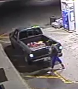 Police said this is the truck the man left in. (Credit: Courtesy)