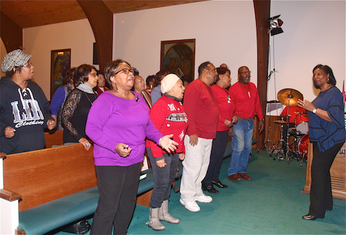 First Baptist Church of Riverhead's choir. (Credit Barbaraellen Koch)
