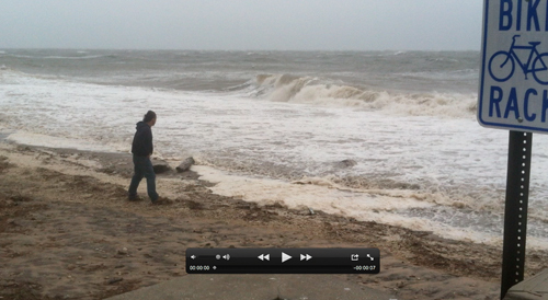 Hurricane Sandy at the Long Island Sound in Wading River Wading River Beach, Video, Riverhead, Hurricane Sandy, Long ISland Sound