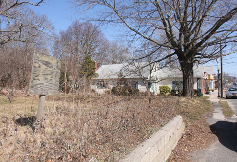 Village_at_Jamesport NEWS-REVIEW FILE PHOTO | Land in Jamesport that fronts the 34 acres being seized by the Suffolk County Sheriff's Office.