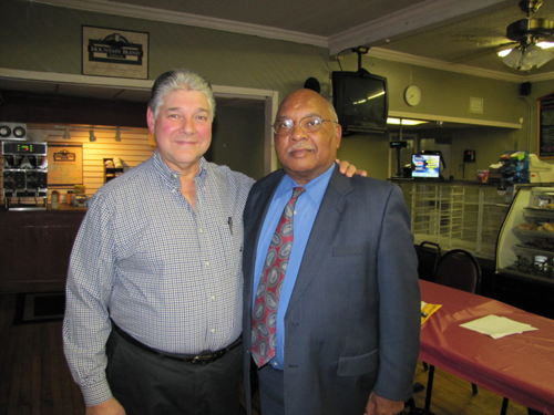 Villella and Langhorn together Vinny Villella, Riverhead Democratic Committee, Butch Langhorn