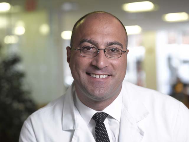 Today, Dr. Ciminiello is the father of five children and a successful surgeon at Peconic Bay Medical Center. (Credit: Jim Lennon photo courtesy of PBMC)