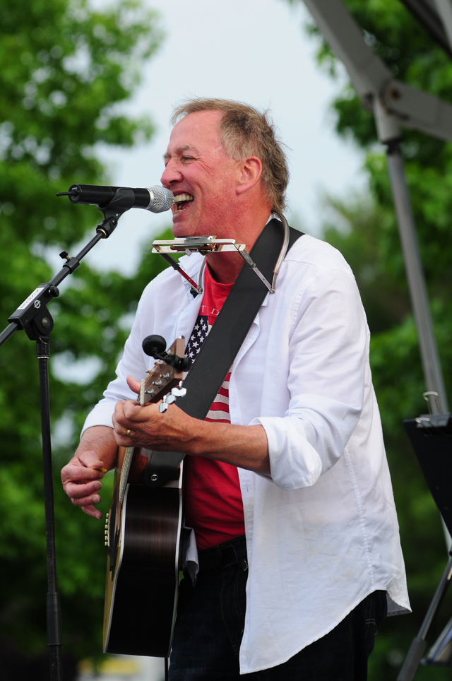 The Pickpockets perform Saturday night in downtown Riverhead.