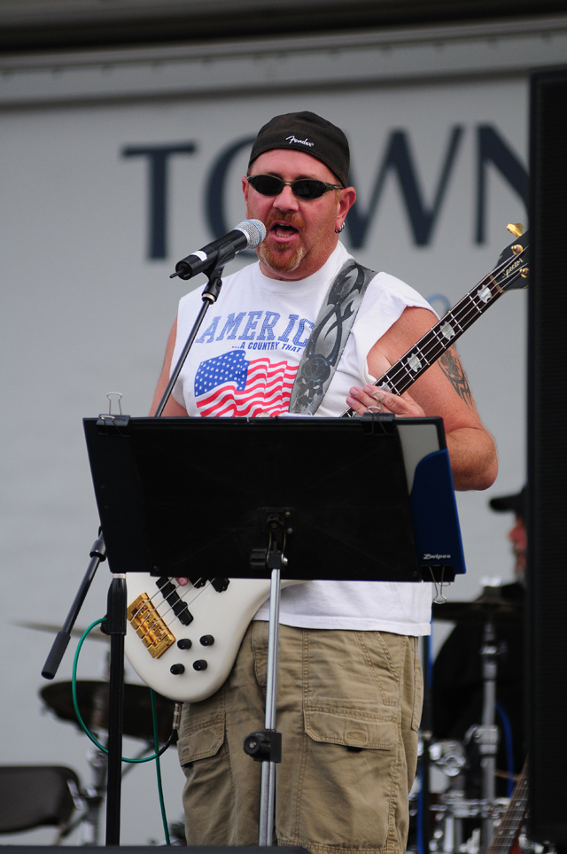 The Pickpockets perform Saturday night in downtown Riverhead.
