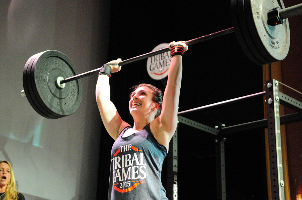 Brooke Weaver of East Marion competes in the Tribal Games. (Credit: Bill Landon)