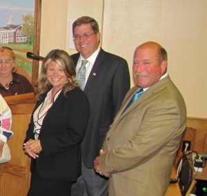 Riverhead councilpeople give their take on budget Jodi Giglio, George Gabrielsen, James Wooten.
