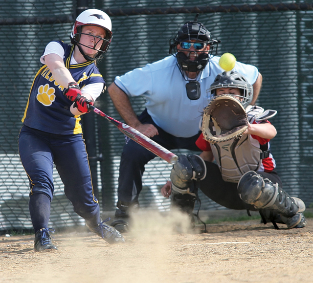 Shoreham-Wading River senior Caitlin Mirabell returns to anchor the Wildcats' lineup and play center field. (Credit: Garret Meade, file)