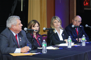 BARBARAELLEN KOCH PHOTO | John Dunleavy, Millie Thomas, Jodi Giglio and Bill Bianchi.