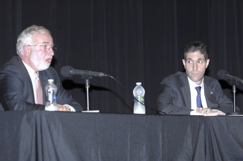 Tim Bishop, Randy Altschuler debate in Bridgehampton Tim Bishop, Randy Altschuler, Bridgehampton School