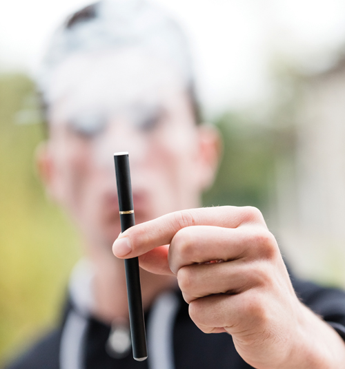 Medical professionals are concerned e-cigarettes have been glamorized and targeted toward young people. (Credit: Getty images stock)