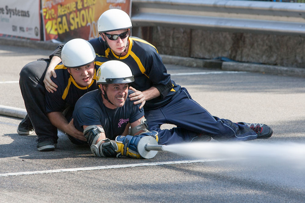 East Farmingdale Hares in motor pump competition.