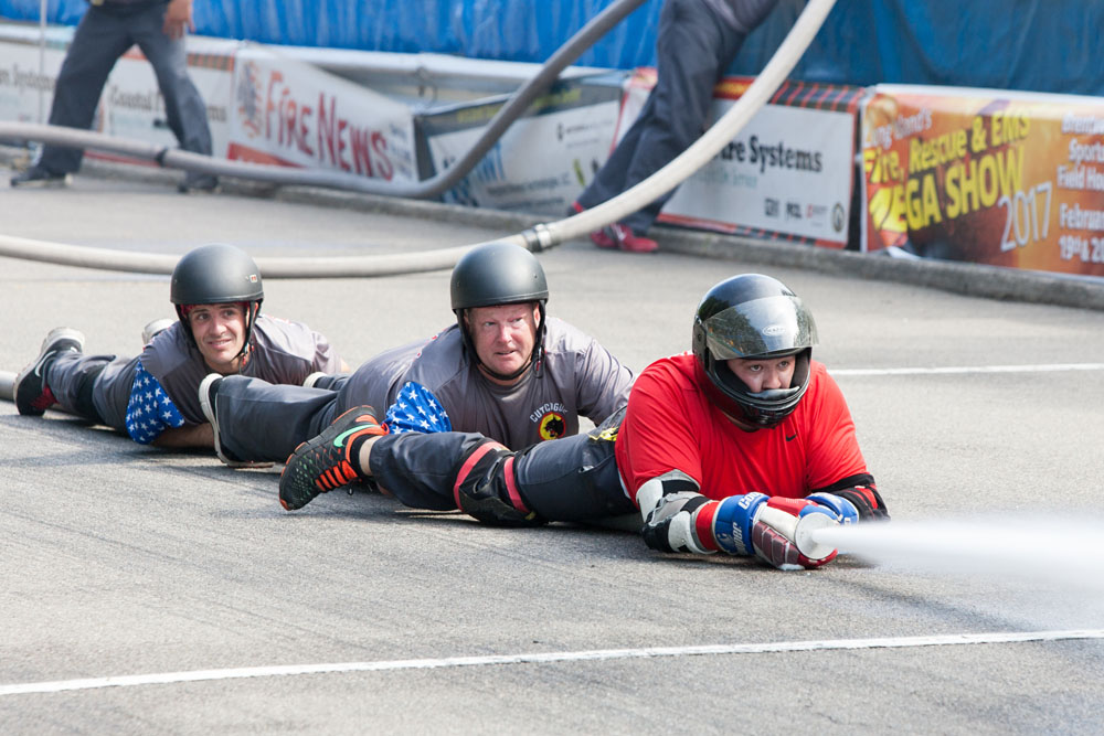 Cutchogue Panthers in motor pump competition.