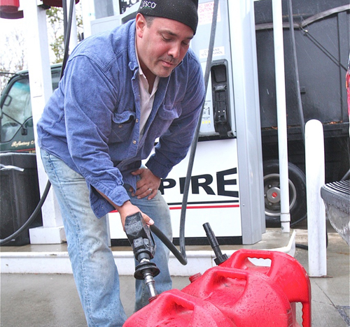 gas fill up ration
