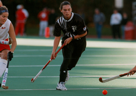 Bettenhauser NORTHEASTERN ATHLETICS PHOTO | Keri Bettenhauser finished her career with 153 points at Northeastern, which stood as a school record until 2004.