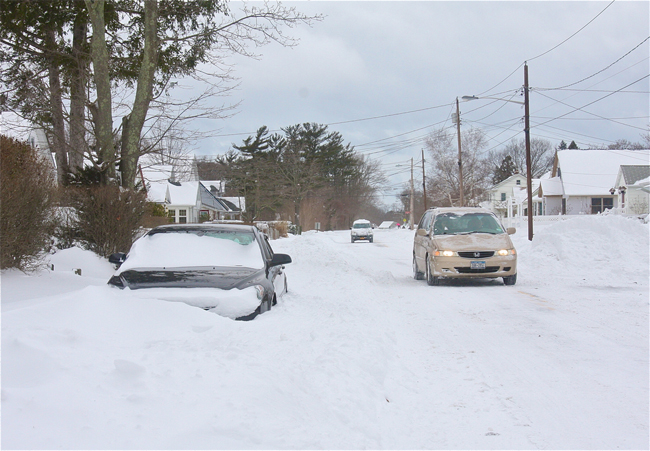 More snow appears headed our way after a blizzard dumped about two feet of snow last Monday into Tuesday. (Credit: Barbaraellen Koch)