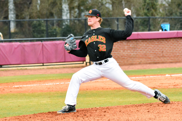 Former Riverhead baseball player Matt Crohan just finished his sophomore year at Winthrop University. (Credit: Winthrop Athletics)
