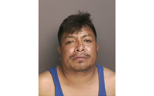 Miguel Pacajoj mugshot. (Credit: Riverhead police)