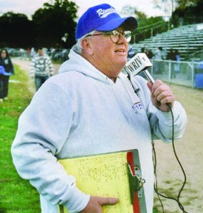 COURTESY PHOTO | Pat Kelly on the sidelines of Riverhead football game. COURTESY PHOTO | Pat Kelly on the sidelines of Riverhead football game.