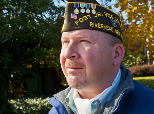 Brian Smith of Post 2476 of the V.F.W.