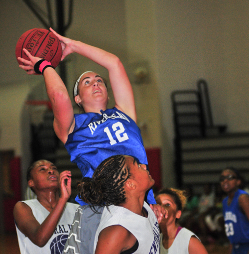 Riverhead junior Sam Dunn, pictured in a game against Central Islip. (Credit: Bill Landon)