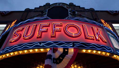 BARBARAELLEN KOCH PHOTO | The Suffolk Theater on East Main Street will be the site for another round of political debates Oct. 24.