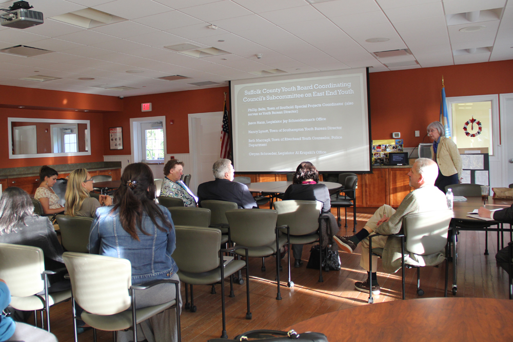 Area youth group organizers discussed access to mental health services during a forum last month. (Credit: Carrie Miller,