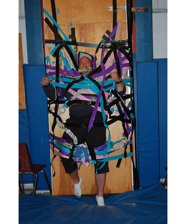 The Incredible Hulk? Spider Man? Mr. Becker, is that you? The Incredible Hulk? Spider Man? Mr. Becker, is that you?