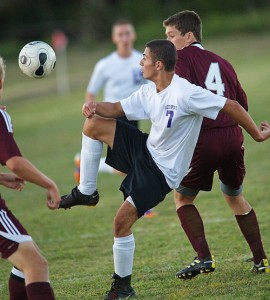 Greenport:Shelter Island soccer player Camilo Torres 091512