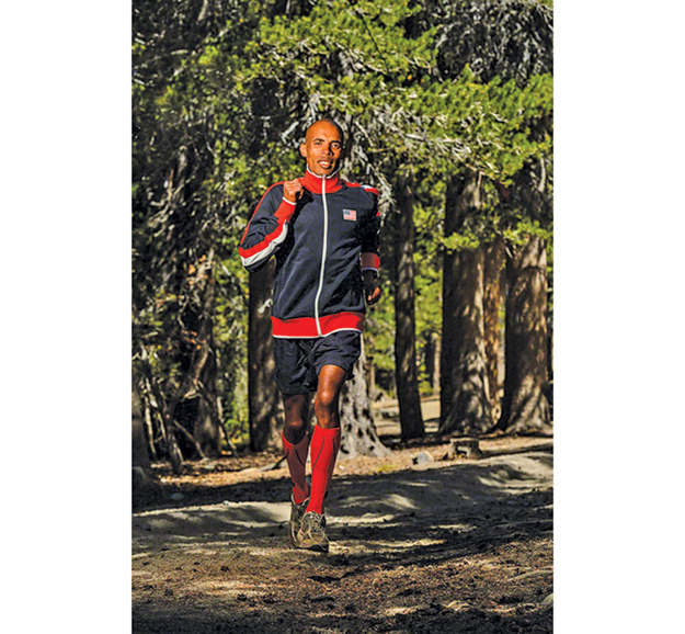 Meb Keflezighi, who won the Boston Marathon in April, will be running in the Island's 10K on Saturday. (Credit: courtesy)