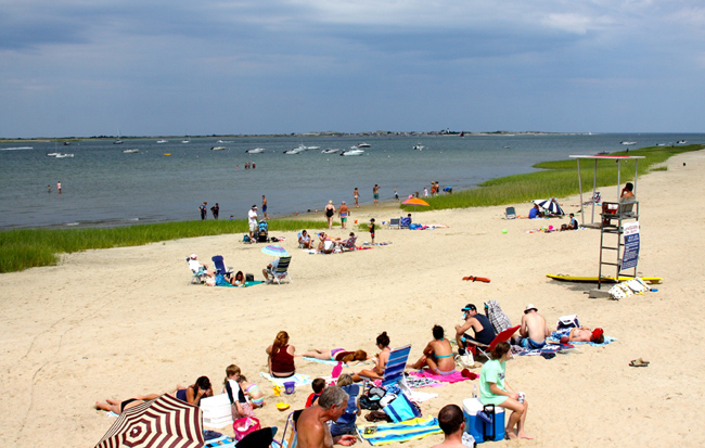 Millway Beach in Barnstable County. (Credit: Jaime Rebhan)