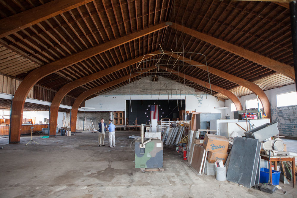 The interior of the skating rink. (Credit: Katharine Schroeder)