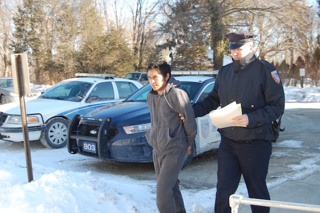 Jaime Contra-Quiroa was arraigned Friday on two felony rape charges. (Credit: Cyndi Murray)