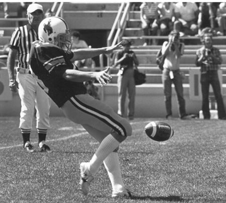 Donnelly, Rick UNIVERSITY OF WYOMING ATHLETICS PHOTO | As a senior at Wyoming Donnelly had one of the best seasons kicking in school history.