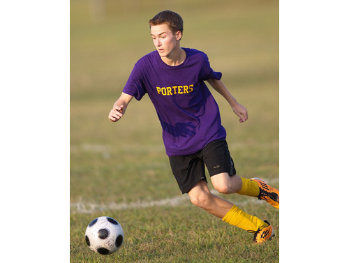GARRET MEADE PHOTO | Greenport/Shelter Island's four-year varsity starter, Ryan Weingart, is admired and valued for his work ethic.