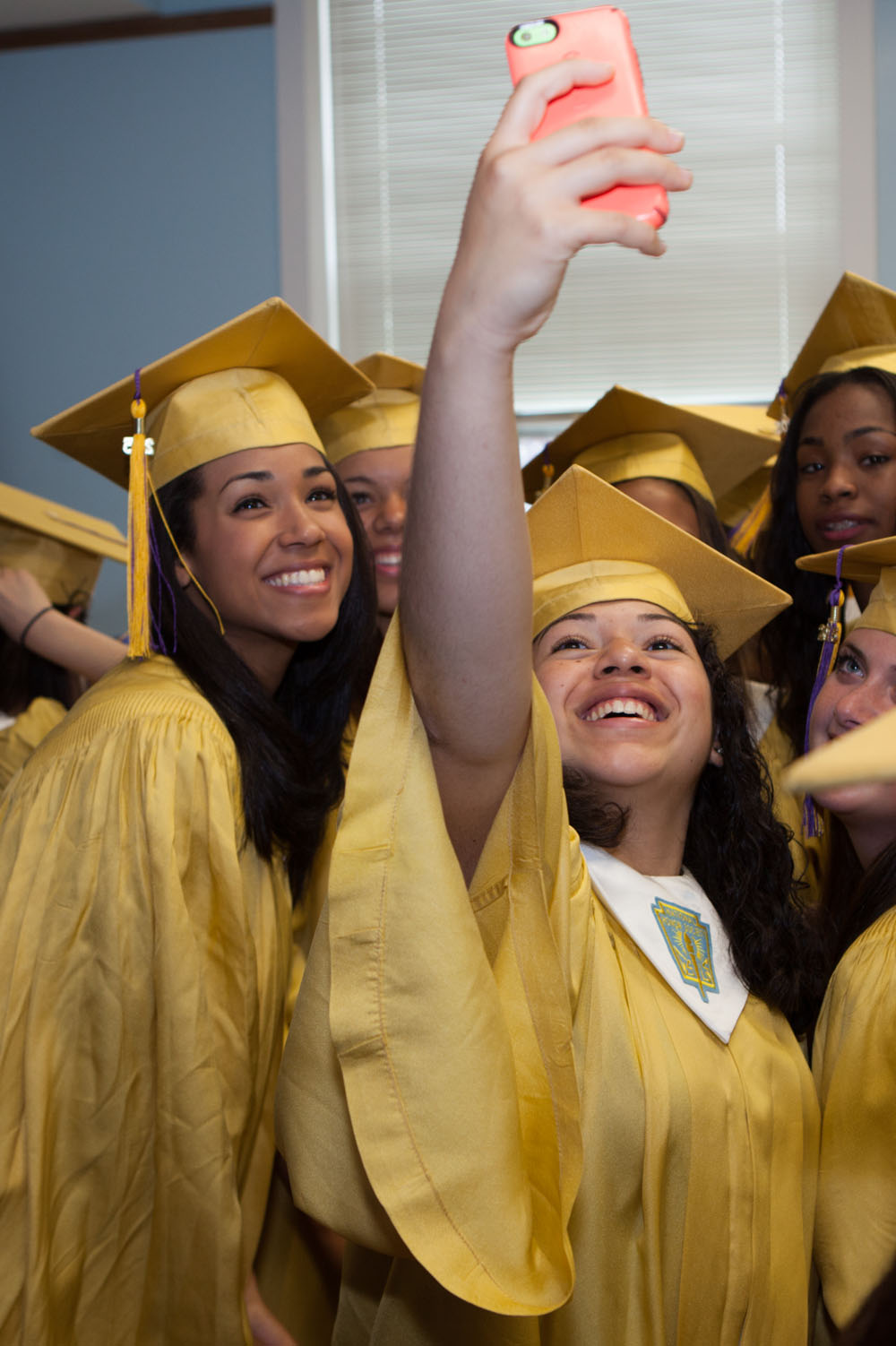 Time for a graduation selfie.