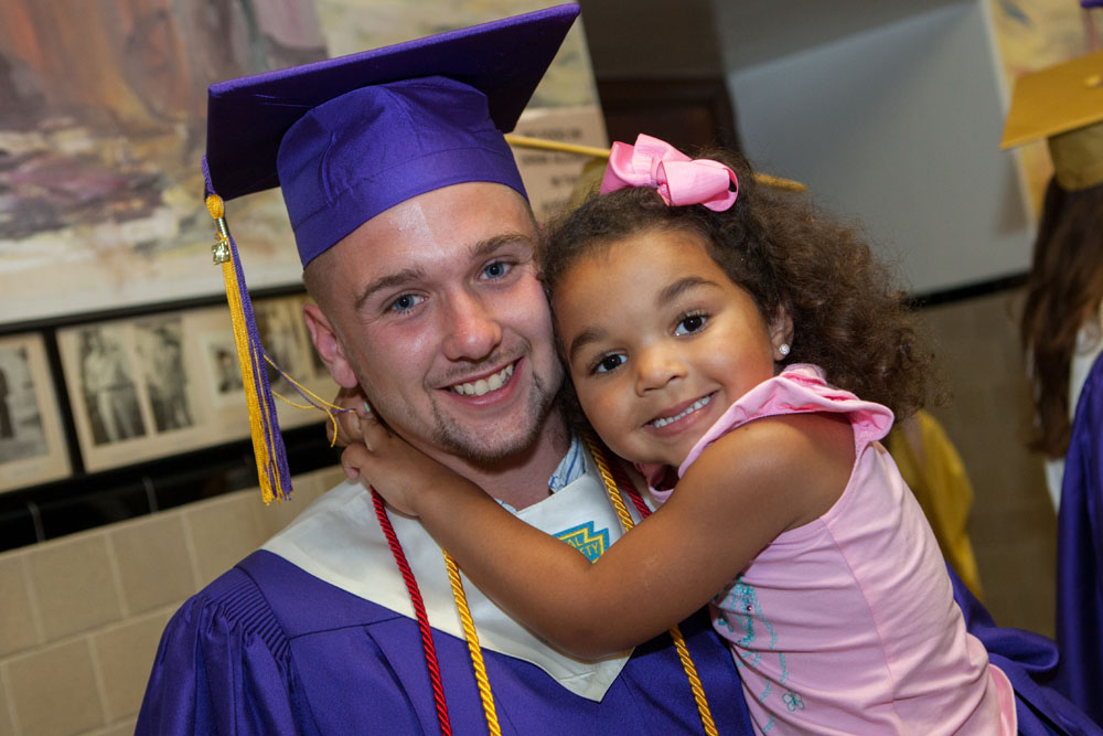 Timmy Stevens with his niece Nylah Stevens.