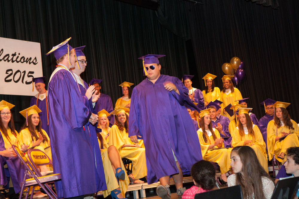 Time for diplomas.