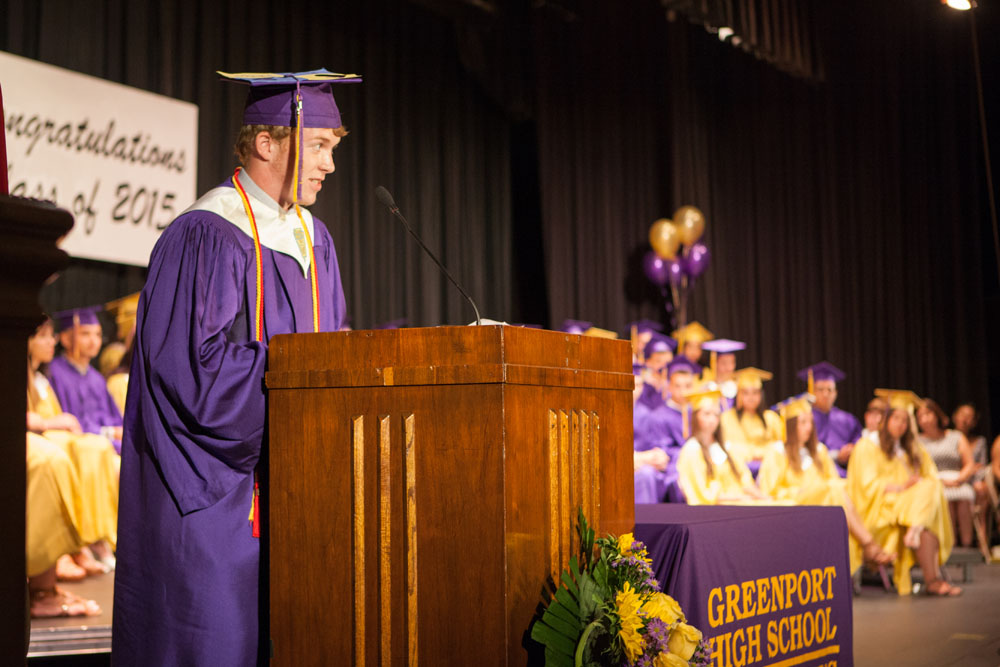 Valedictorian Connor Whittle.