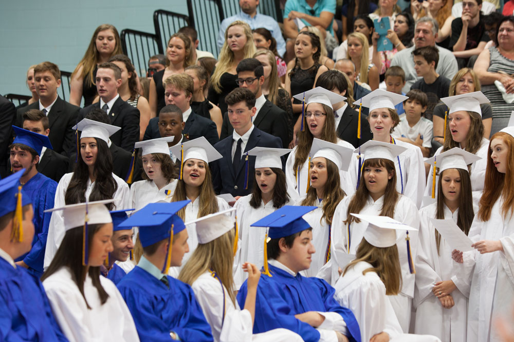 Mattituck High School Select Chorus sings. (Credit: Katharine Schroeder)