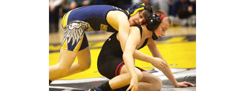 Mattituck/Greenport eighth-graders Luke Bokina, left, and Jack Bokina both earned All-American status. The twins competed in a national tournament in Virginia Beach, Va. (Credit: Garret Meade file)