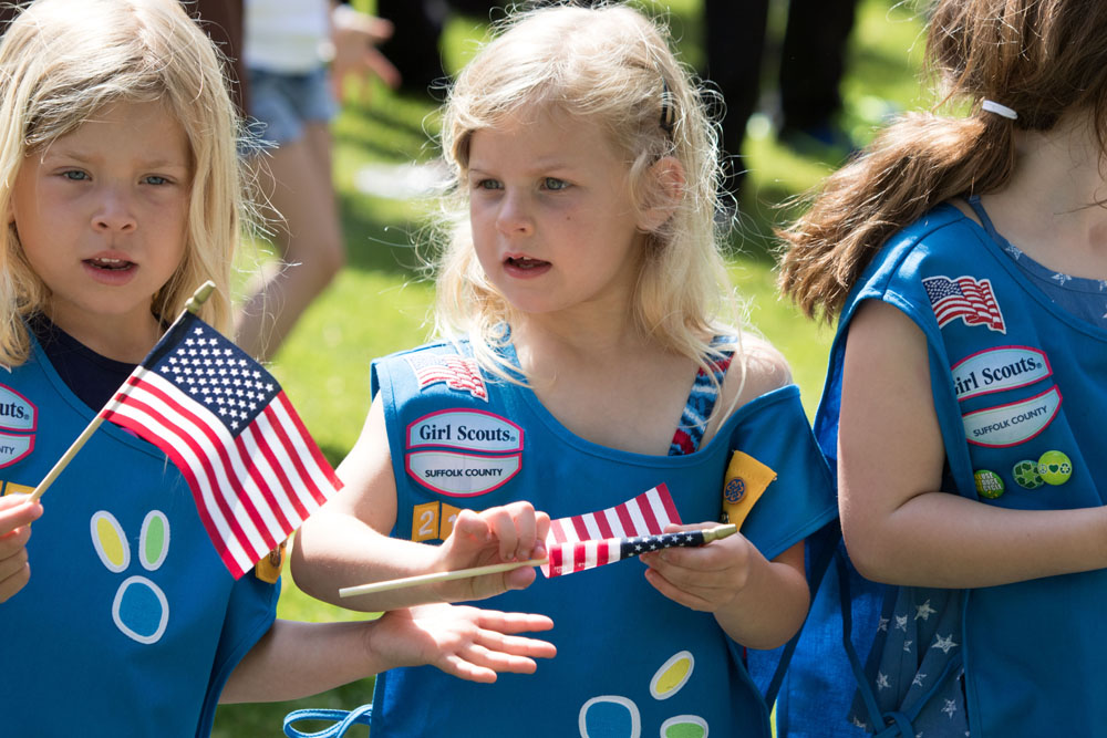 The official Southold Town Memorial Day was held in Southold village, proceeding from Boisseau Avenue and Main Road to Griswold-Terry-Glover American Legion Post 803 at Tuckers Lane. (Credit: Katharine Schroeder)