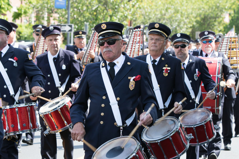 The official Southold Town Memorial Day was held in Southold village, proceeding from Boisseau Avenue and Main Road to Griswold-Terry-Glover American Legion Post 803 at Tuckers Lane. (Credit: Katharine Schroeder)