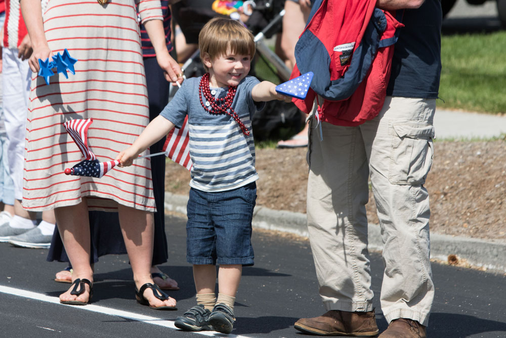 The official Southold Town Memorial Day was held in Southold village, proceeding from Boisseau Avenue and Main Road to Griswold-Terry-Glover American Legion Post 803 at Tuckers Lane. (Credit: Katharine Schroeder)