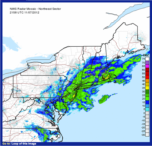 National Weather Service radar