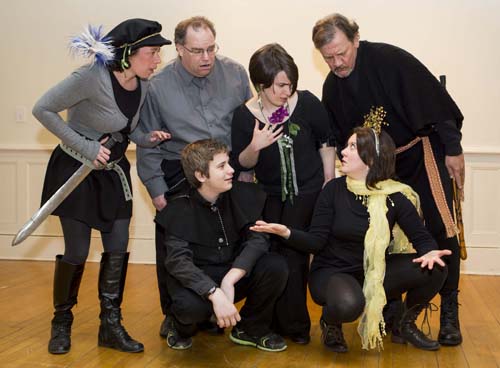 The cast of "Shakespeare: Tales & Tempests" presented by Northeast Stage. (Credit: Katharine Schroeder)