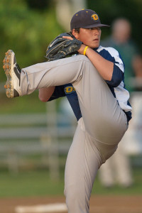 GARRET MEADE PHOTO | Matt D'Ariano, normally a relief pitcher, started Game 1 for North Fork and allowed two runs and two hits in four-plus innings.