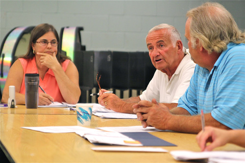 Oysterponds school superintendent Dick Malone, special meeting Oct. 2, 2012